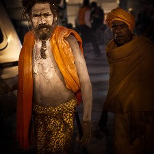 11 - A sadhu in the crowd